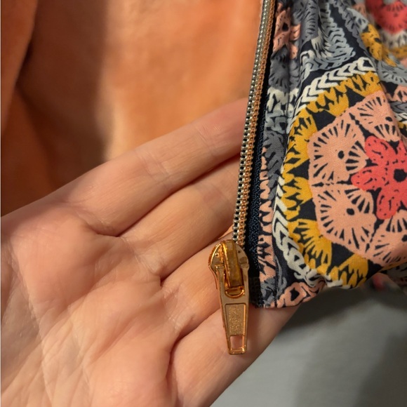 Pink blue and yellow quilted pattern puffer jacket, 24 months - Picture 4 of 10